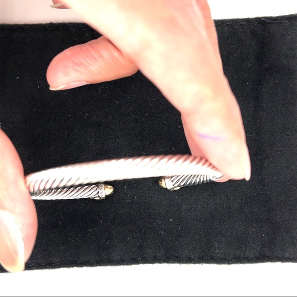 New David Yurman Empire Collection Bracelet Gold Silver - Picture 3 of 5